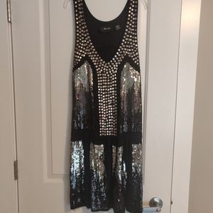 Miss Me drop waist tank dress